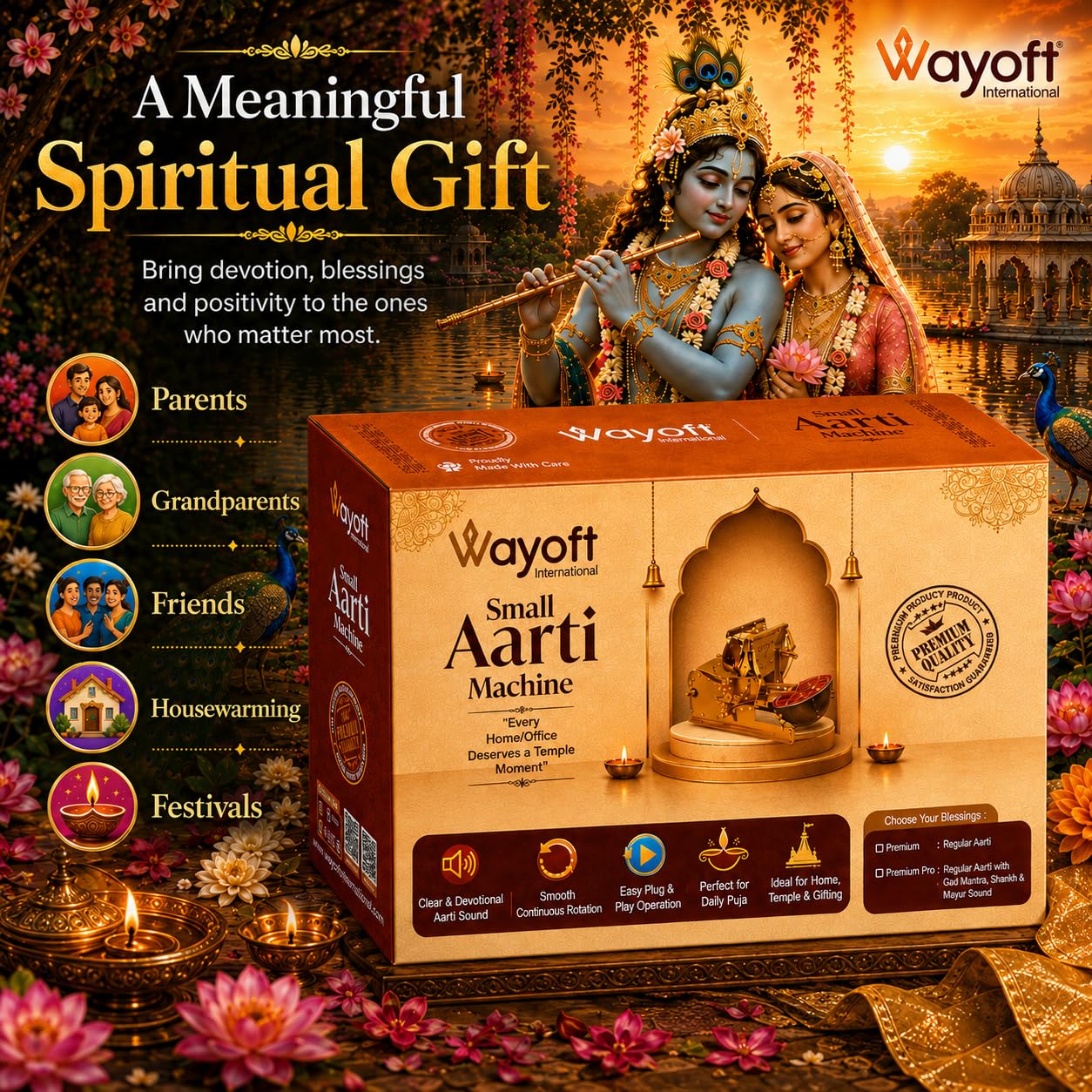 Hanuman Aarti Machine - Automatic Electric Pooja Device -8