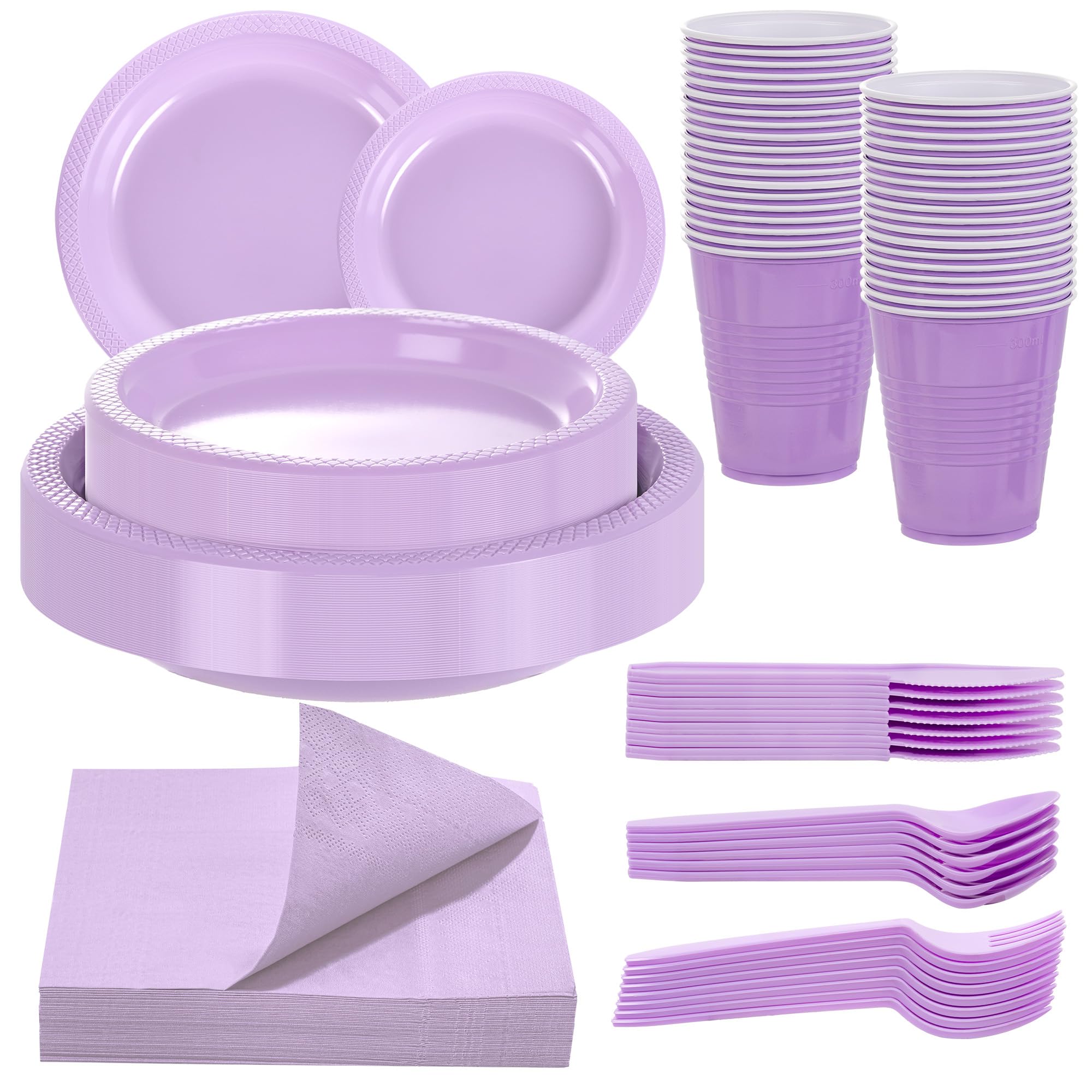 Black Disposable Plates - 210 Pcs for Parties -11
