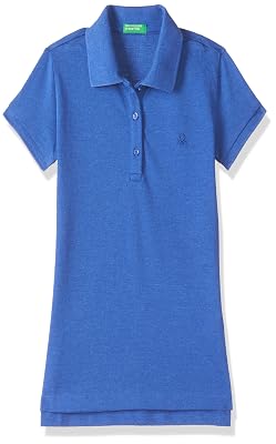 United Colors of Benetton Girl's Regular Fit Polo Shirt (25P3096CSM12I19R_19R
