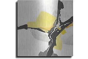 Popwoods 'Creamy Yellow III' Metal Wall Art by Chris Paschke, 36x36"