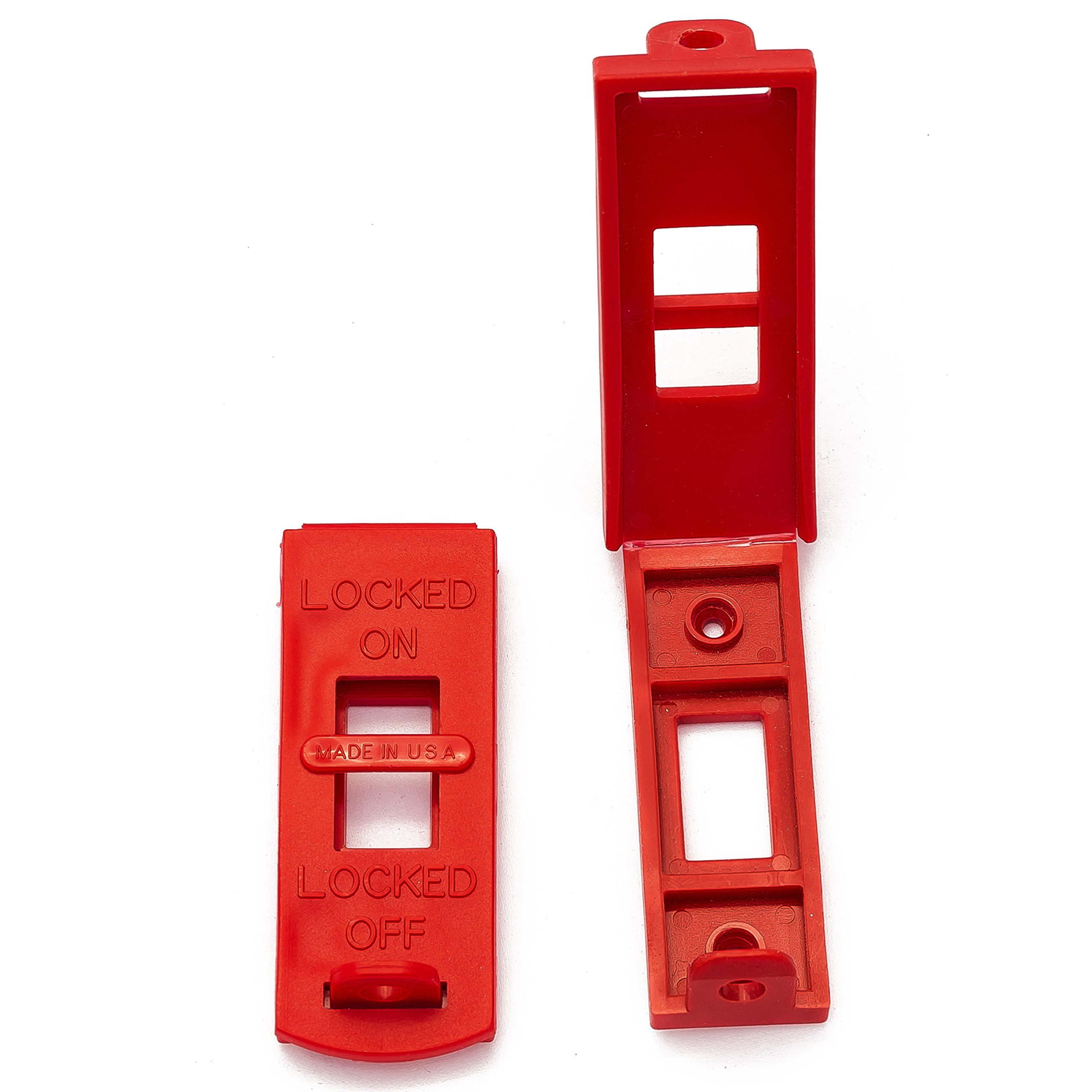 Red Lockout Switch Guard - OSHA Compliant -2