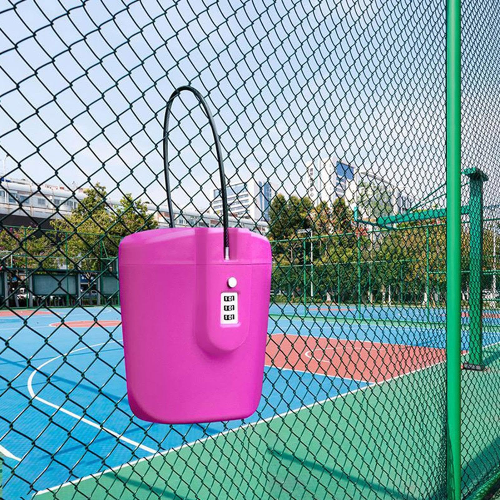 Caja de Bloqueo portátil para Playa y Viaje, Caja Fuerte con código Combinado de 2L de Capacidad