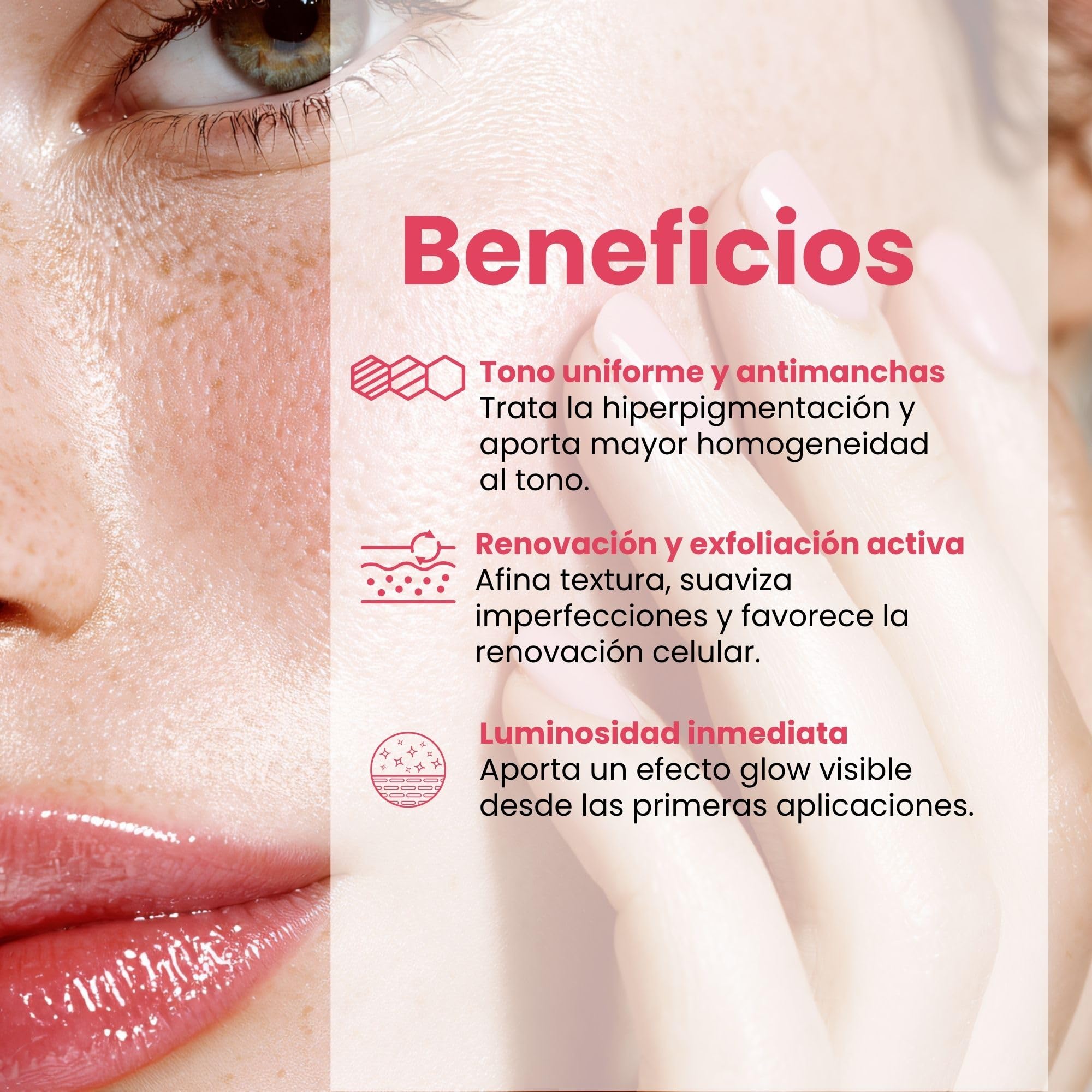 Lourdes Moreno | Serum Facial Acido Glicolico I Para Todo Tipo De Piel I Serum Facial Antimanchas | Con Un 15% de Acido Glicolico | Mejora El Aspecto De La Piel | 30 ml |