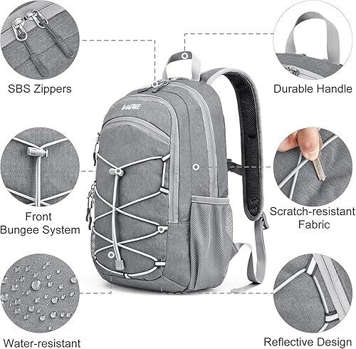 Miniatura 4 de G4Free Mini mochila de senderismo de 12L, mochila de senderismo pequeña mochila compacta al aire libre al aire libre para viajes ciclismo