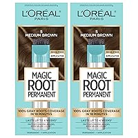 Vista 13 de L’Oréal Paris - Tinte permanente para el cabello Magic Root, kit de tinte de 10 minutos para rescatar las raíces con 100% de cobertura de canas, 2 2