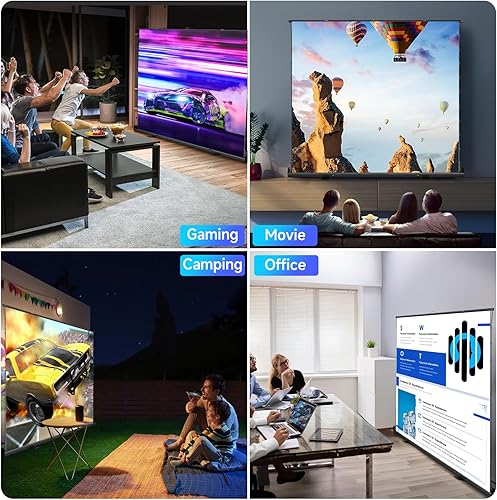 Miniatura 5 de IN&VI Tab-Tension Pantalla de proyector portátil ALR manual, pantalla de proyector al aire libre 100 pulgadas Ángulo de visión de 178  Pantalla de