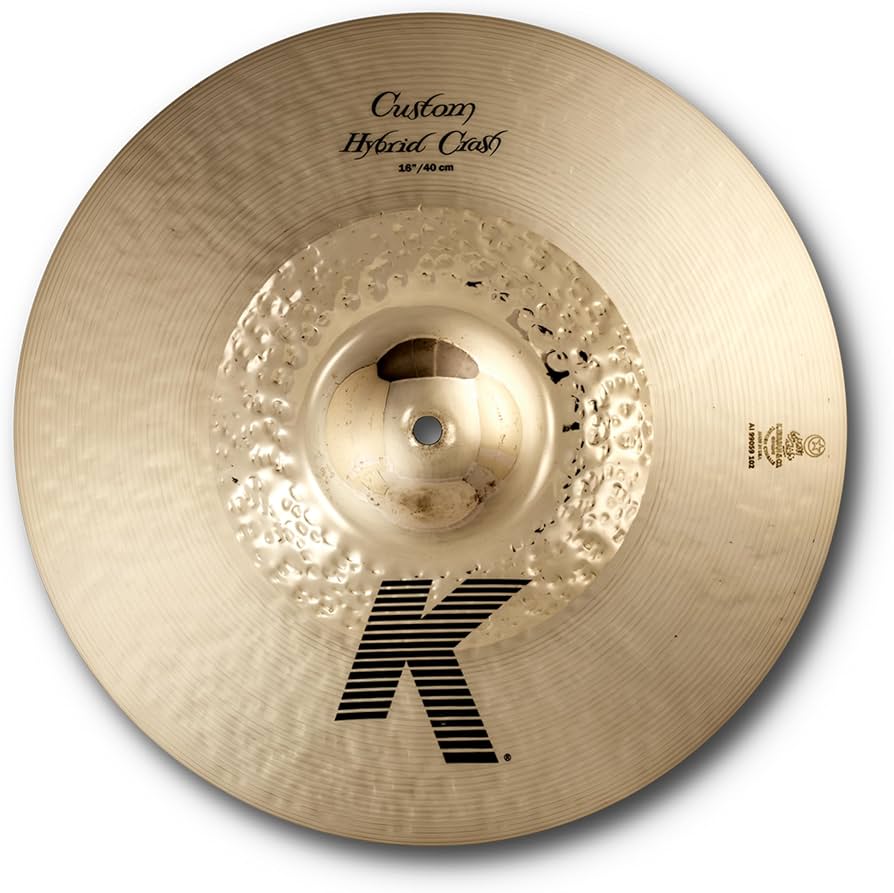 Amazon.com: Zildjian K Custom Hybrid Crash Cymbal - 16 Inches
