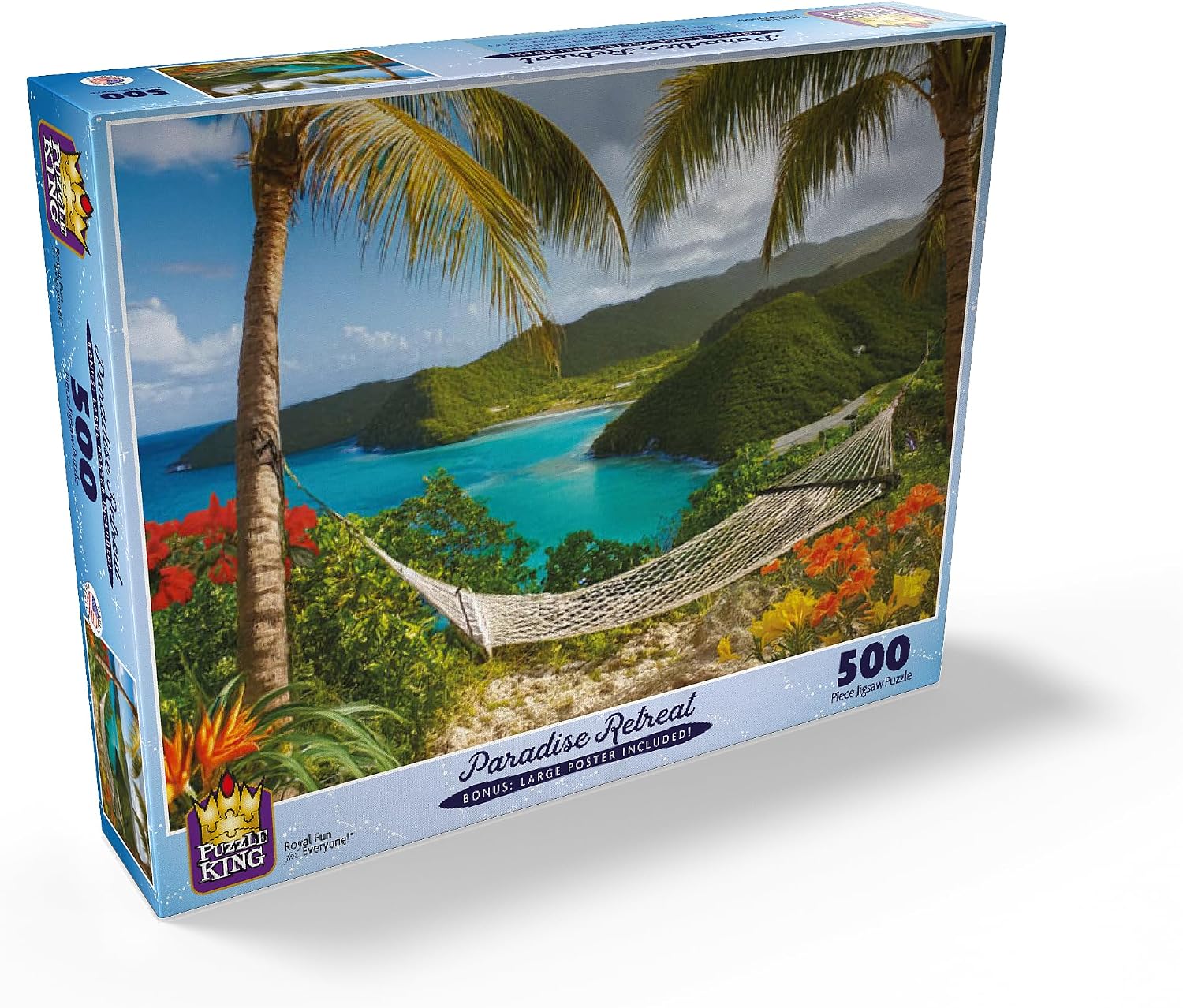 MyPuzzle Paradise Retreat - Premium 500 Piece Jigsaw Puzzle for Adults