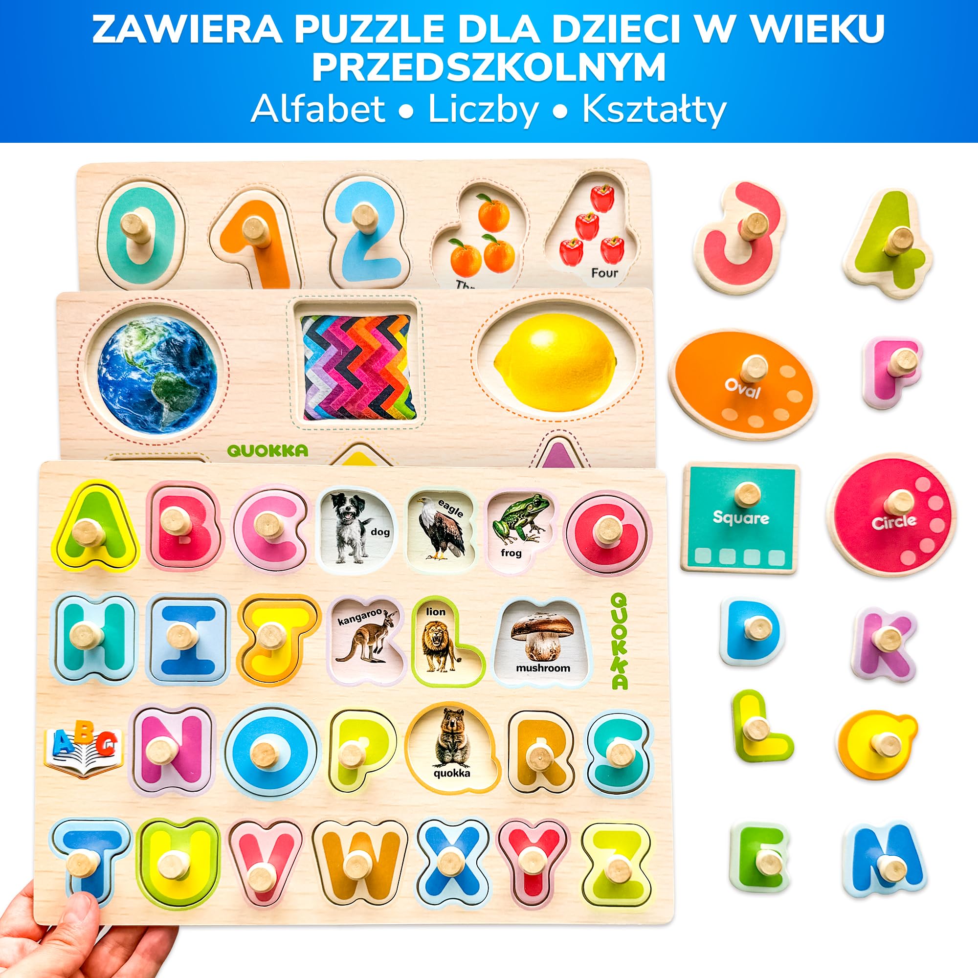 Puzzle Podłogowe Dla Dzieci 3, 4, 5 Lat - Gigantyczne Puzzle 5 6 Lat | 48 Puzzle XXL 60x90 Cm - Elementy Do Nauki Budowania - Dla Dzieci W Wieku 5-6 Lat I Starszych