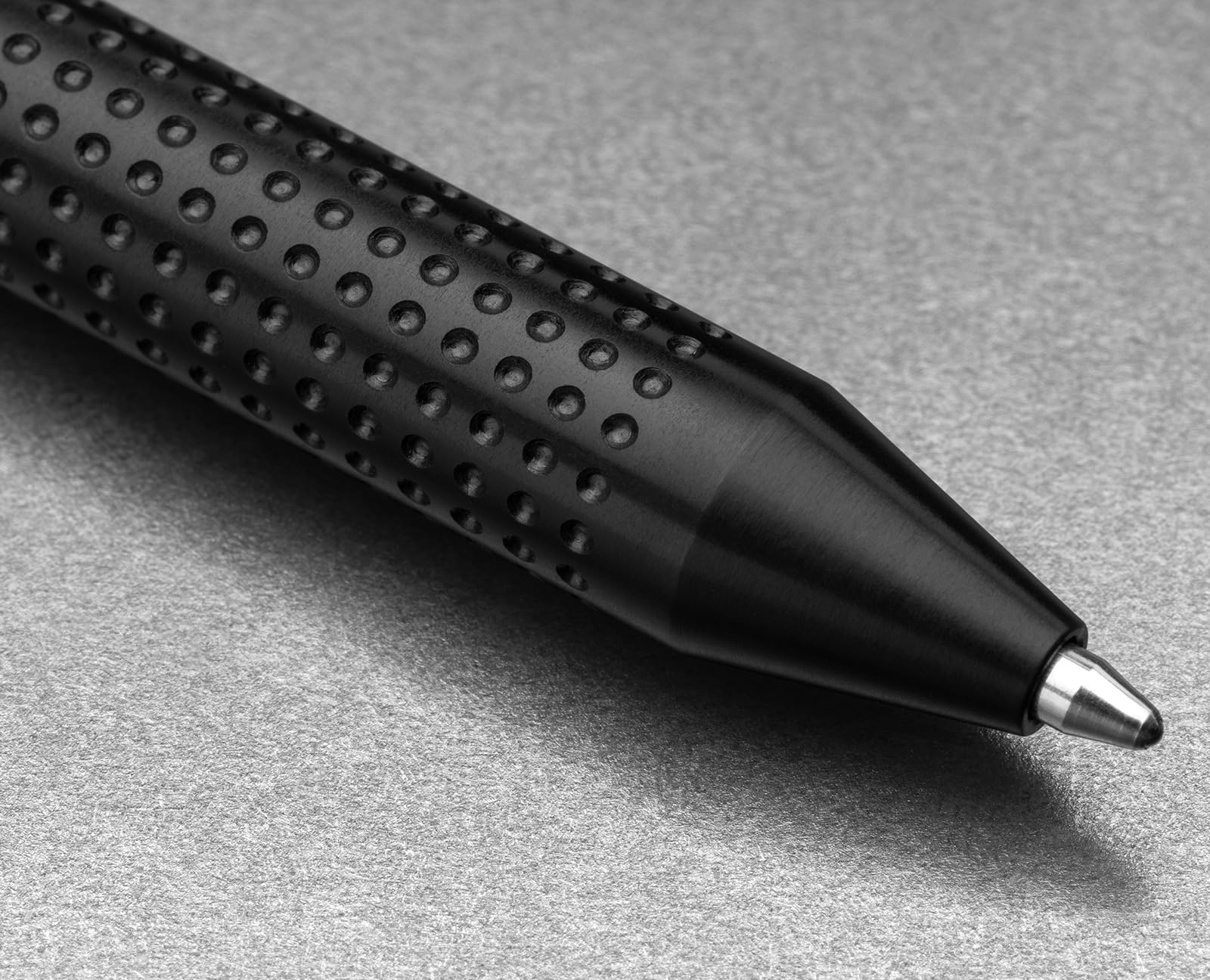 JAMES Bolen EDC Twist-Retractable Pen Slim Machined Stainless Steel Barrel Designed for Daily Carry Black — view 3