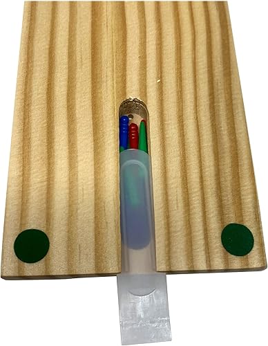 Miniatura 4 de Regal Games - Tablero de cuna divertido juego de mesa familiar - Incluye tablero de madera natural 11 x 45 x 275 pulgadas 6 clavijas multicolores