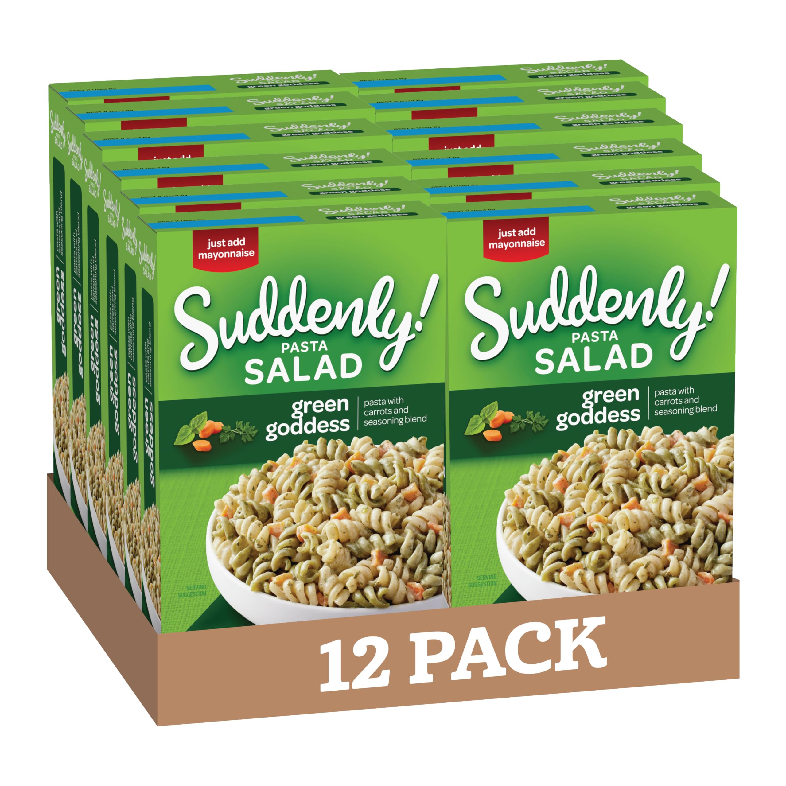 Amazon.com : Suddenly Salad Pasta Green Goddess - 7.5 Oz 12 Pack