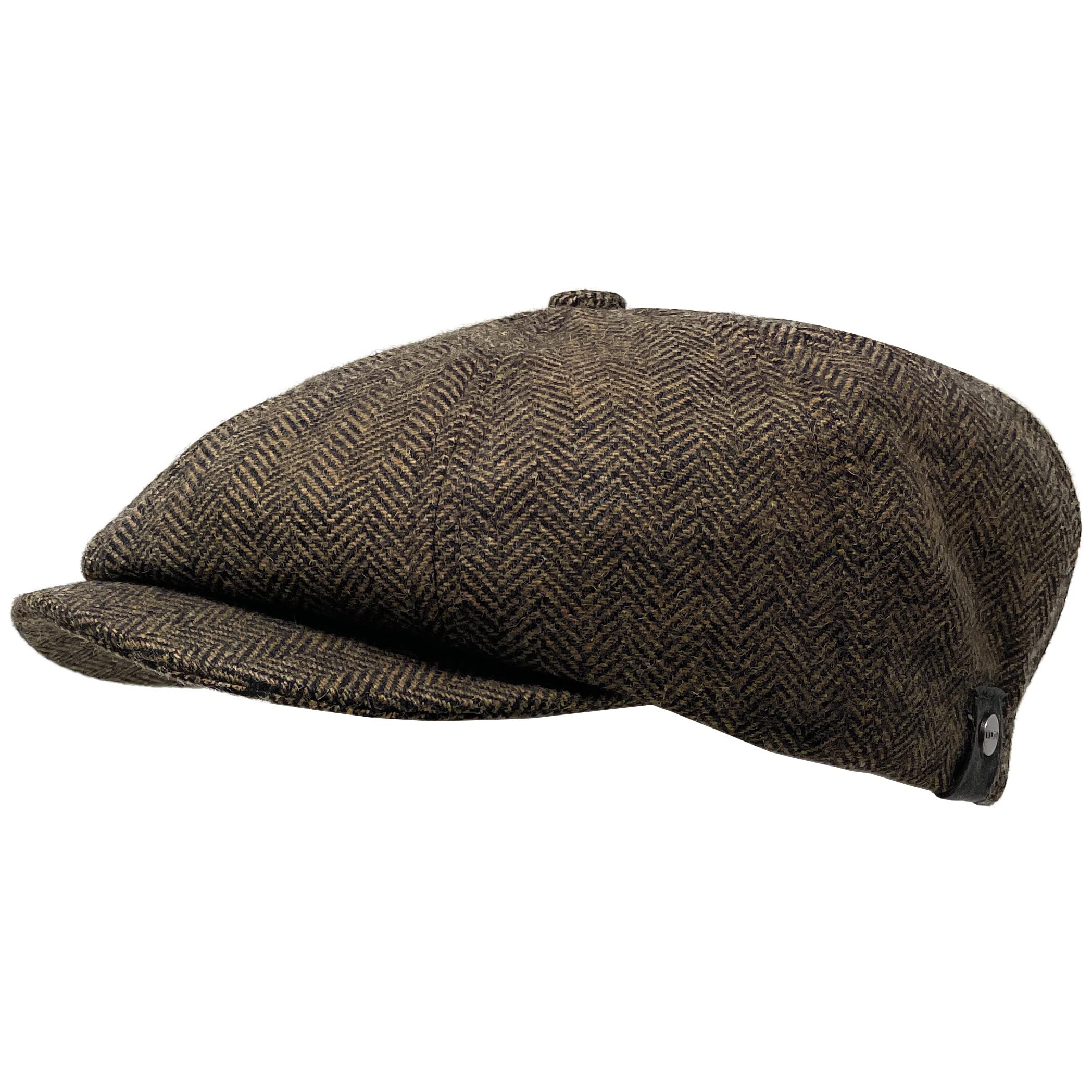 Schiebermütze Herren Schirmmütze Herrenmütze Newsboy Flat Cap Mütze
