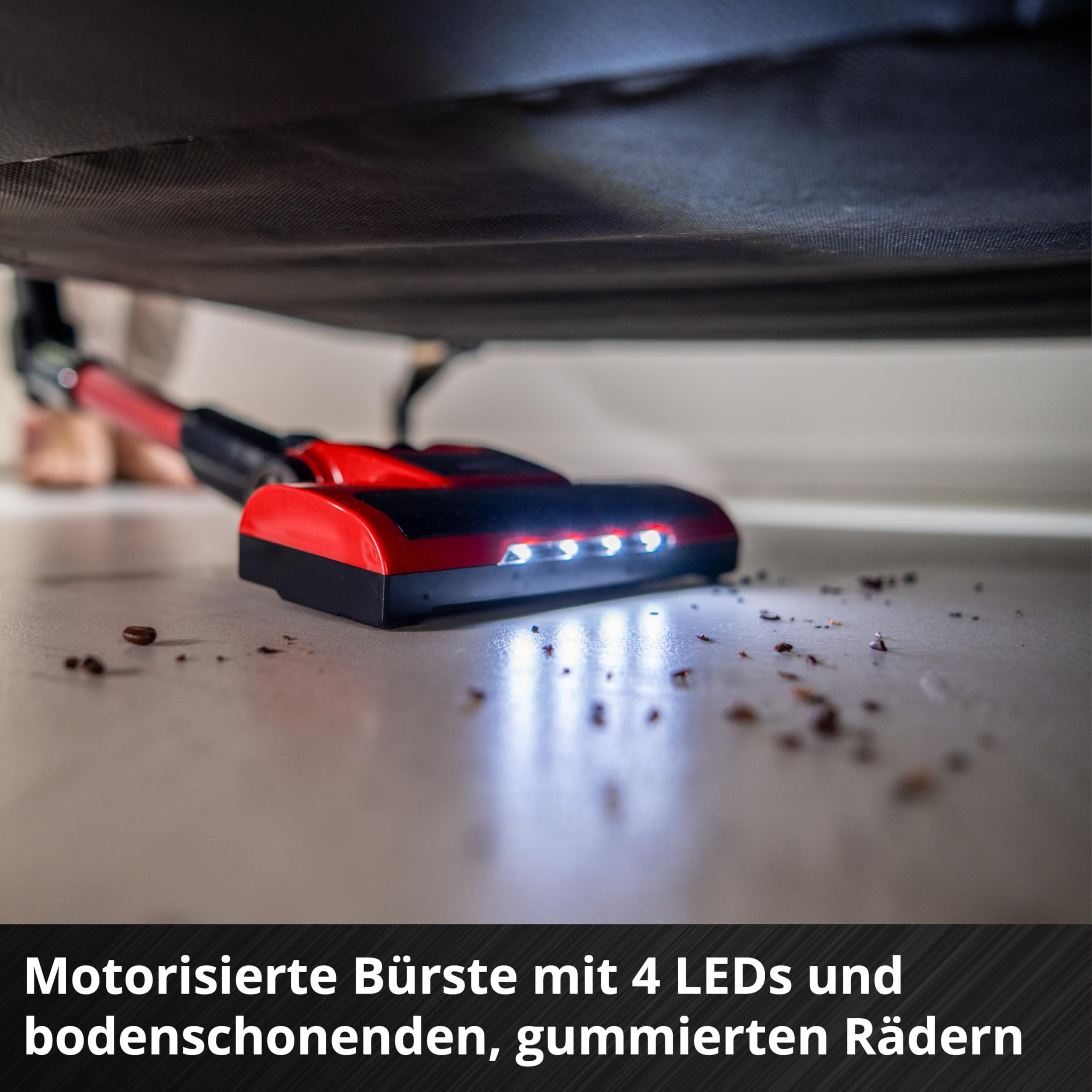 Einhell Akku-Stielstaubsauger TE-SV 18 Li-FLX-Solo PXC (18 V, beutellos, Zyklontechnologie, 2 Saugmodi, Saugrohr mit Knickgelenk, 3-Fach-Filtersystem, ohne Akku)