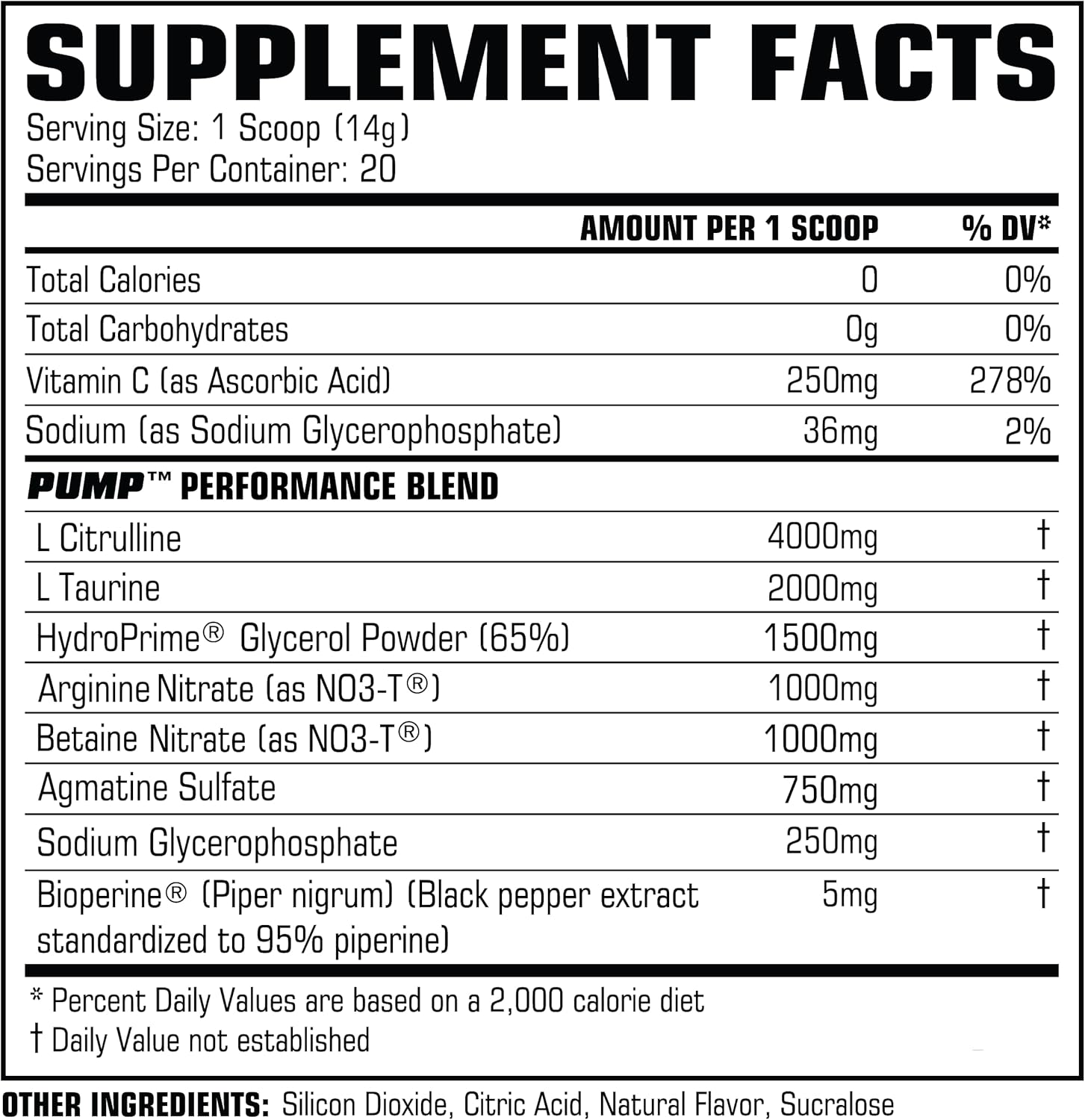 PreRx Caffeine Free Version - Fully Clinically Dosed, Scientifically Formulated Performance Pre Workout with Nitrates, Naturally Flavored - 20 Servings (Freedom Pop)