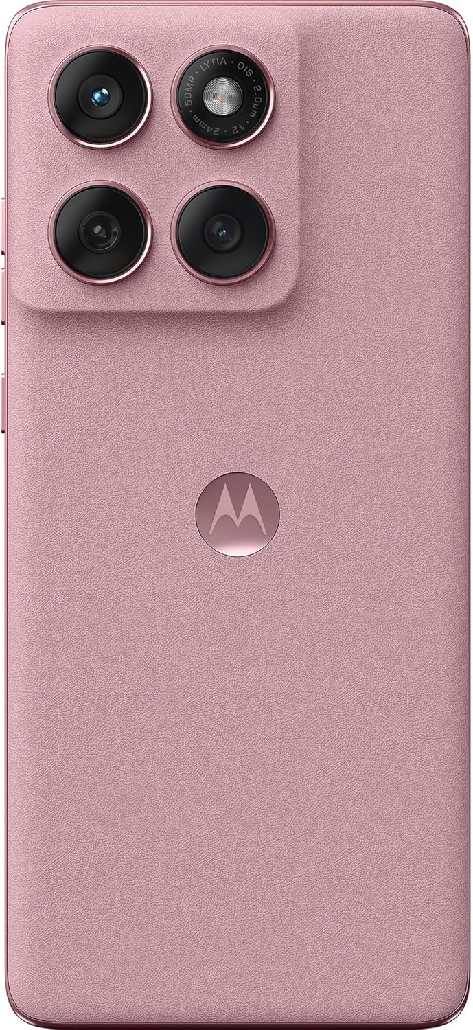Mặt sau view of the Motorola Edge 60 Fusion, highlighting the dual camera system and LED flash.