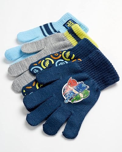 Miniatura 10 de PJ Masks Guantes de invierno para niños paquete de 4 guantes y manoplas de PJ Masks niño pequeño