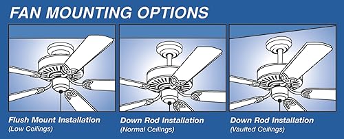 Miniatura 4 de Ventilador de techo con acabado en latón envejecido de Westinghouse, 52 pulgadas, 7802100, 65.0watts