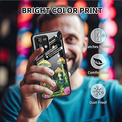 Miniatura 3 de Funda para Moto G Stylus 0.18 oz 2023 con protector de pantalla + soporte de caracol diseño de caracol funda para Motorola Moto G Stylus 0.18 oz