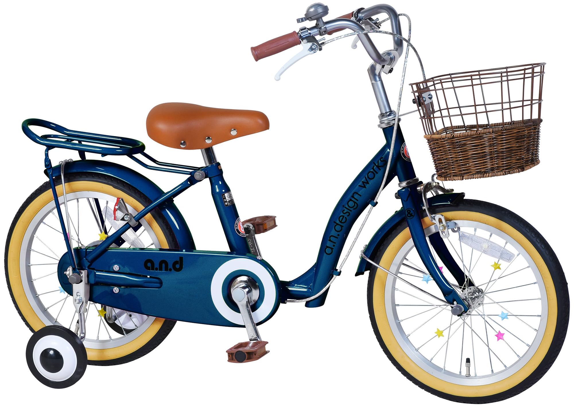 Amazon.co.jp: a.n.design works up14 ダークブルー 子供用自転車 14