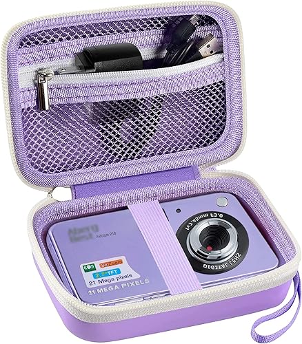 GWCASE Funda para cámara digital compatible con CAMKORYpara YISENCEpara VAHOIALDpara Kodak Pixpropara Canon PowerShot ELPH 180 190para cámara Sony