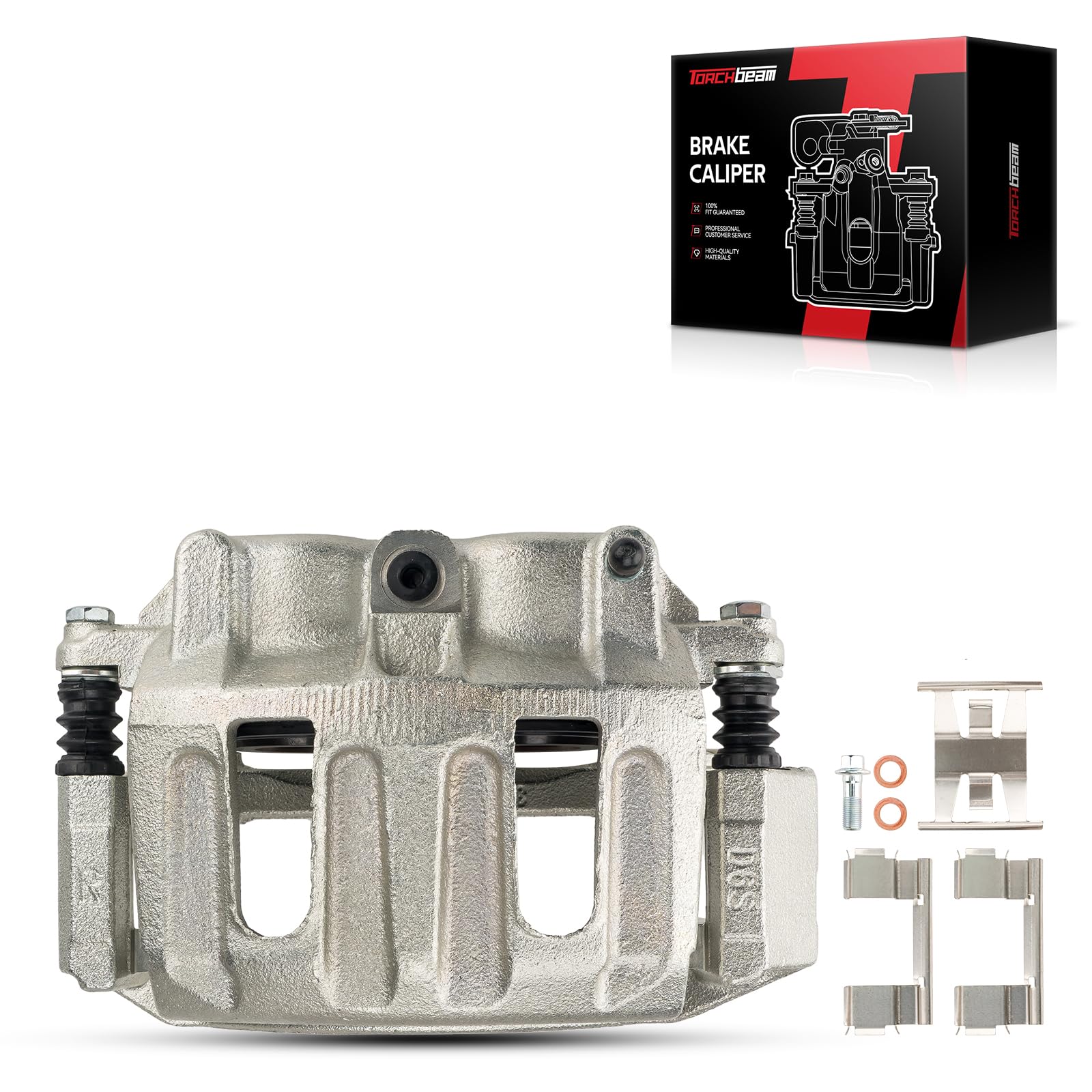 Torchbeam Front Right Passenger Side Brake Caliper for Ford Lincoln for 2001-2003 F-150, 2000 1999 F-150, 2004 F-150 Heritage, 2002 Blackwood, Disc Brake Caliper Assembly with Bracket Replace #18B4750