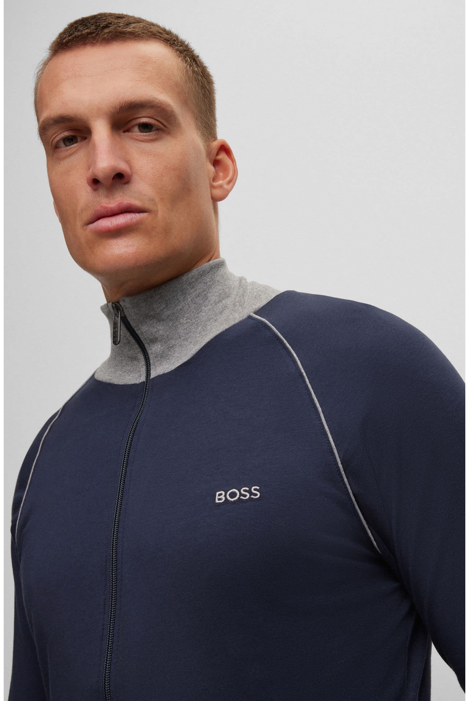 Hugo BOSS Herren Mix&Match Jacket Z Zip-Jacke (1er Pack)