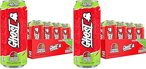 Energy Drink,Cherry Limeade,16oz - Energy & Focus & No Artificial