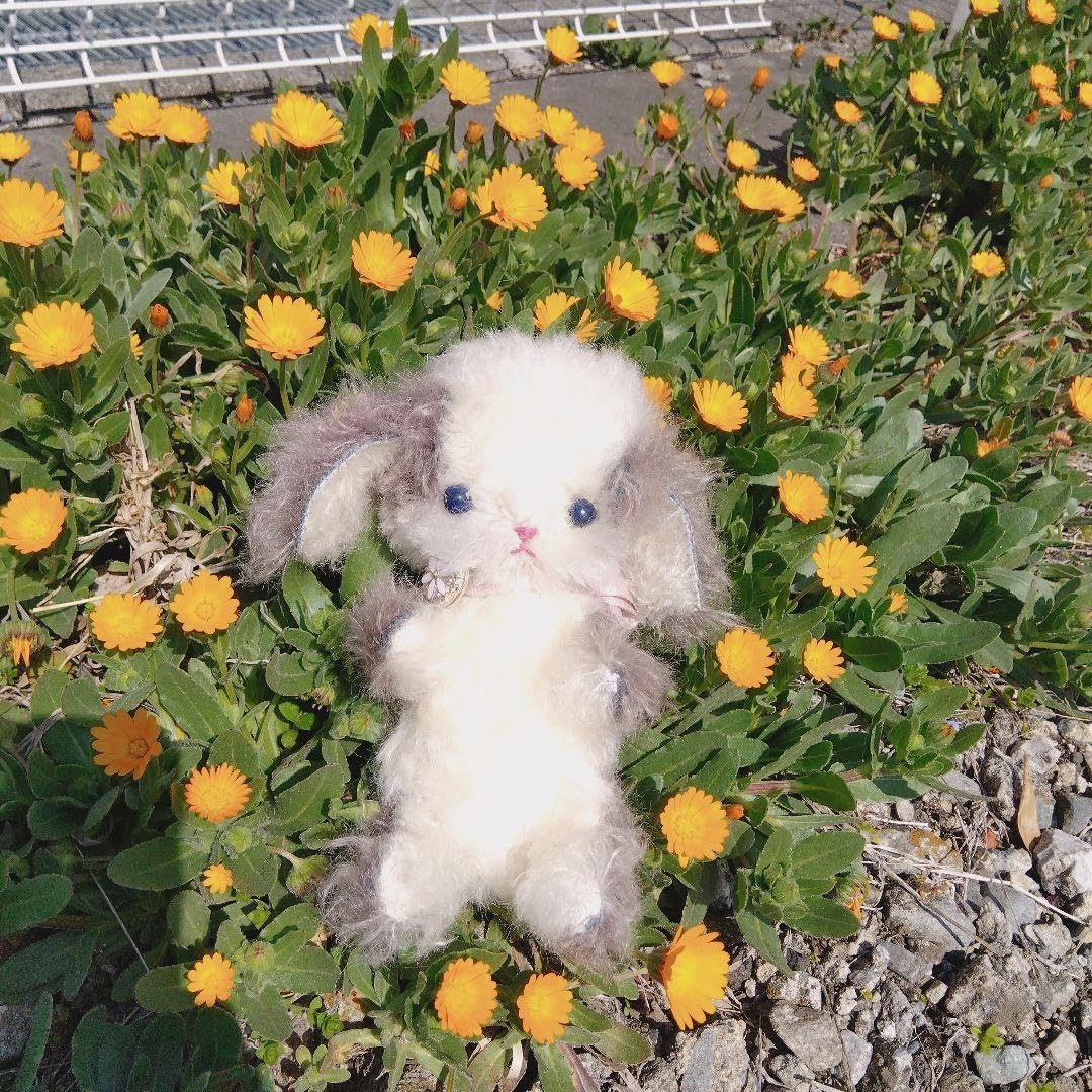 Amazon.co.jp: ロップイヤー うさぎ レトロ ぬいぐるみ アーティスト