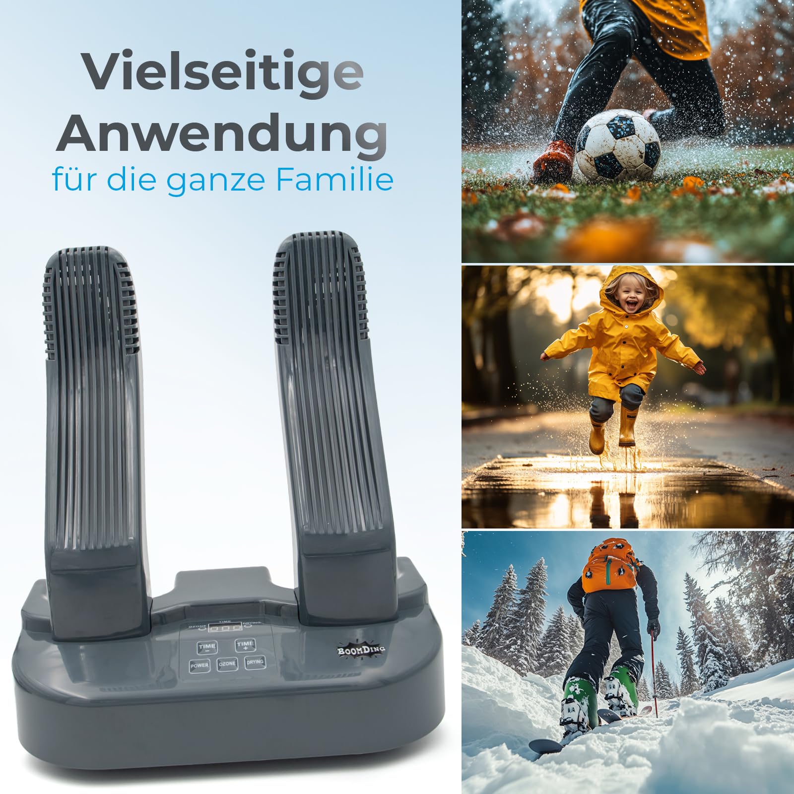 Schuhtrockner Elektrisch Antibakteriell – Schuhwärmer & Schuhheizung für Schuhe und Skischuhe | Skischuhtrockner, Skischuhwärmer & Skischuhheizung | Shoe Dryer Schuh Trockner | Schuhwärmer elektrisch