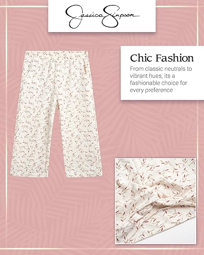 Miniatura 6 de Jessica Simpson Conjunto de 2 piezas de camiseta y pantalones deportivos para bebé, ropa de juego bebés, niños pequeños, niñas