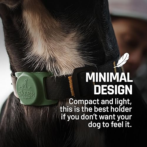 Miniatura 8 de Mammoth Airtag - Soporte para collar de perro, fuerte soporte para Airtag para perro es la manera perfecta de rastrear GPS a tu perro, utiliza la