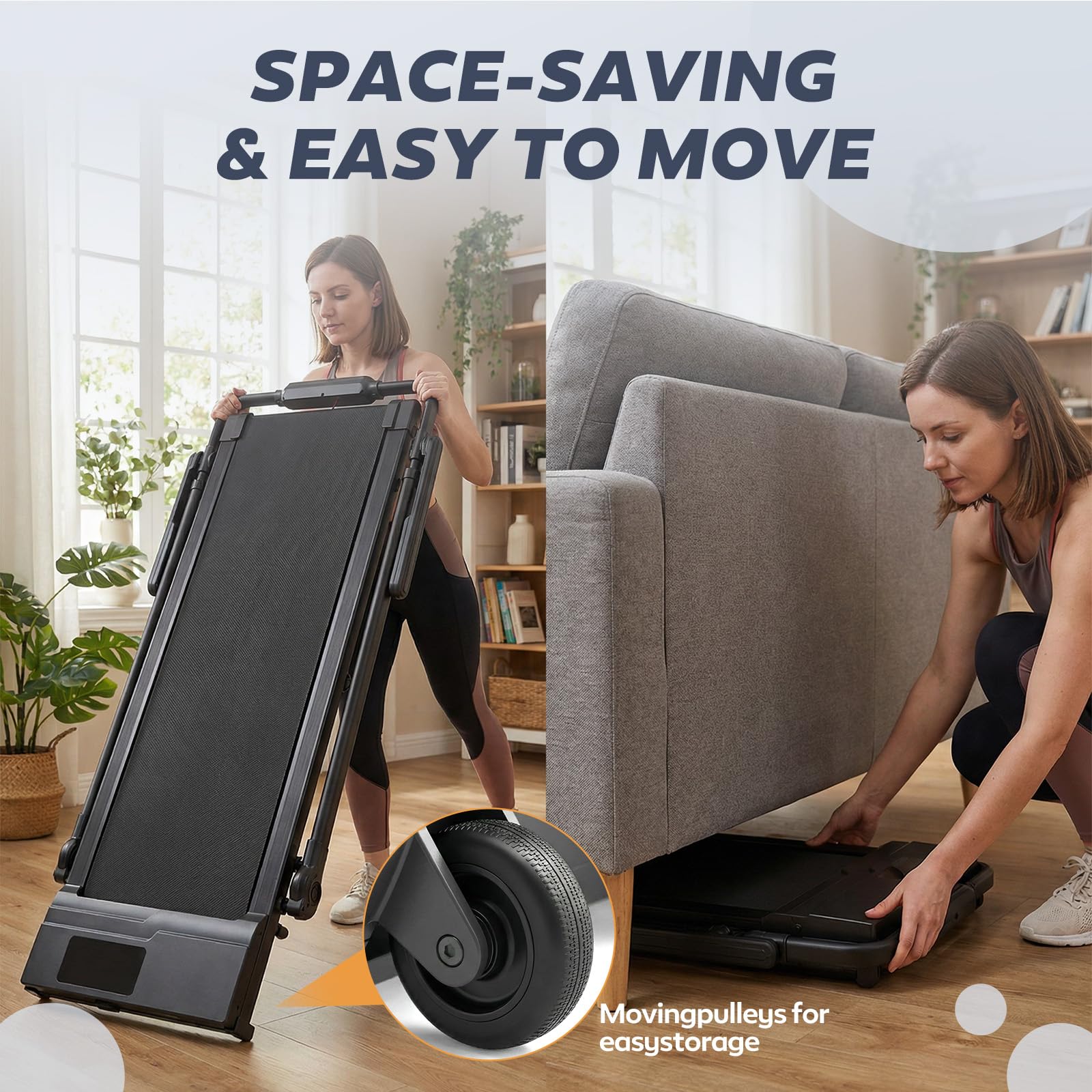Drgymlee 3 w 1 Walking Pad z nachyleniem 7%, składana bieżnia pod biurko do domu i biura, bieżnia 1–12 km/h z regulowanym uchwytem i zdejmowanym stolikiem roboczym, cichy silnik 2.5HP