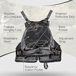 TOMSHOO Fly Fishing Vest for Men Women One Size Fits Most | Lightweight Fishing Jackets, Adjustable Strap with Mesh Shoulder Pad, Multi Pockets, for Outdoors Stream Travel Hiking