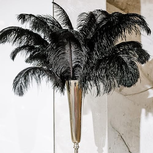 Miniatura 4 de 30 plumas de avestruz naturales grandes de 18 a 20 pulgadas a granel para centros de mesa de boda, centros de mesa, decoración del hogar, arreglo