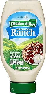 Hidden Valley Easy Squeeze Original Ranch Salad Dressing & Topping, Gluten Free, Keto-Friendly - 20 Ounce Bottle (Package ...