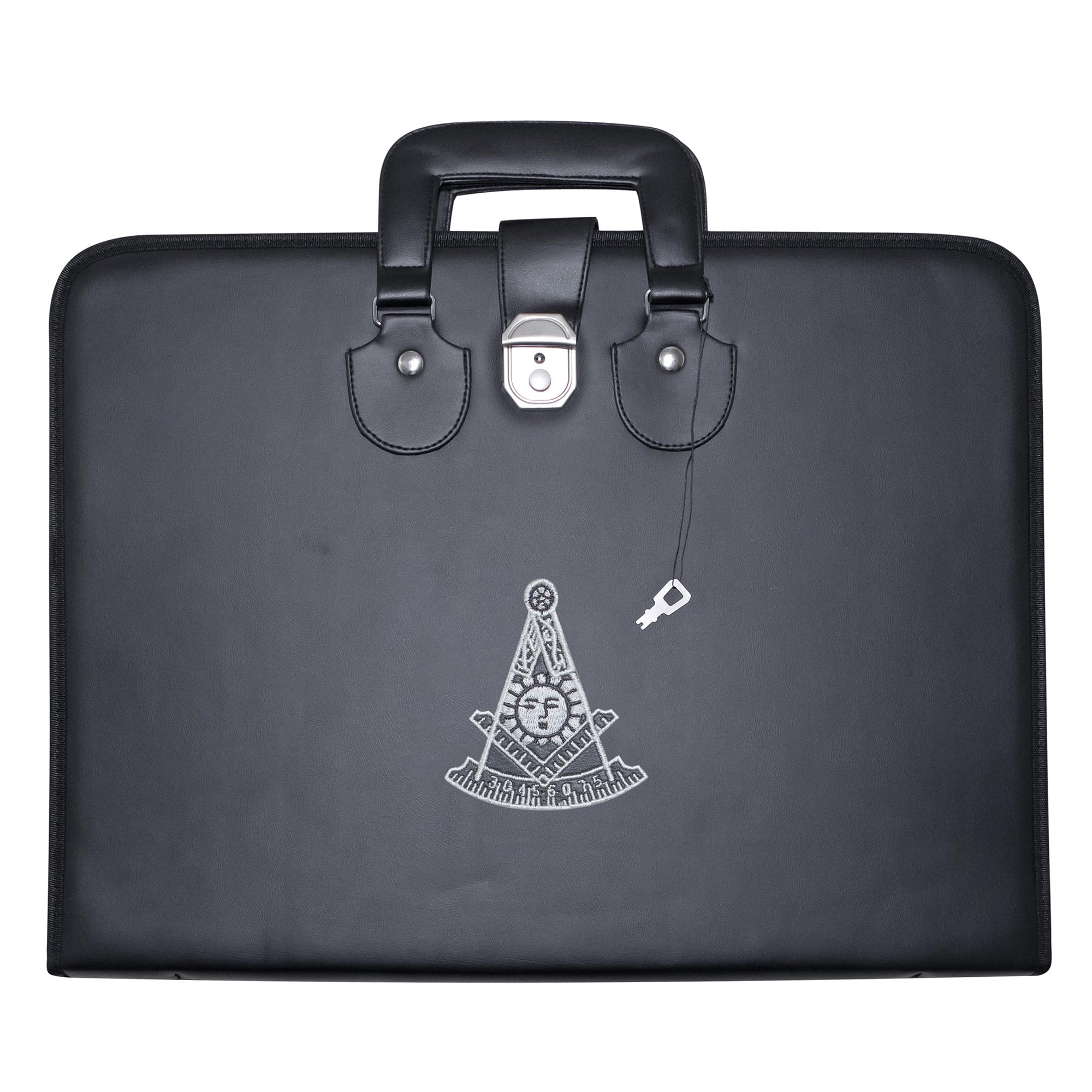 Masonic Apron and Chain Collar Case Leather Past Master (Embroidered) MM, Provincial Size – Freemason Carrying Bags