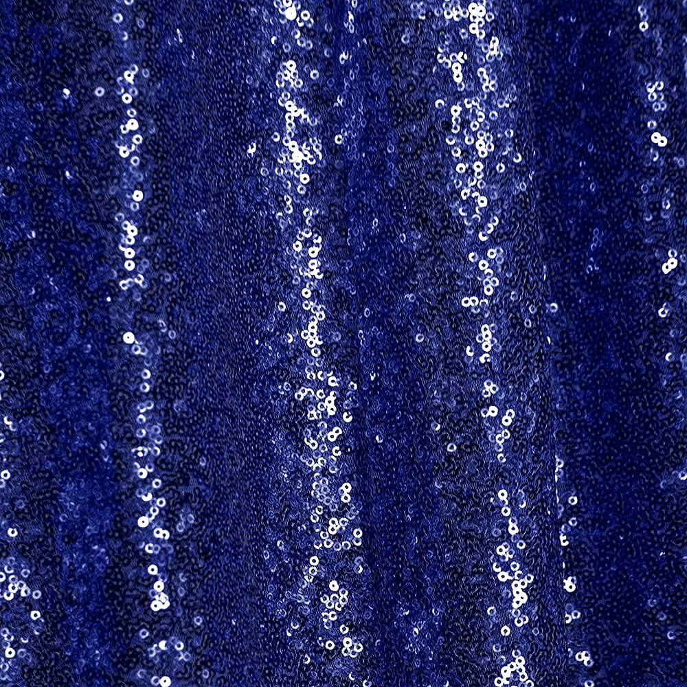 Rideaux à paillettes bleu marine - 4 panneaux - 60 x 200 cm - Toile de fond pour photo de mariage, fête prénatale, rideau de photographie étincelante