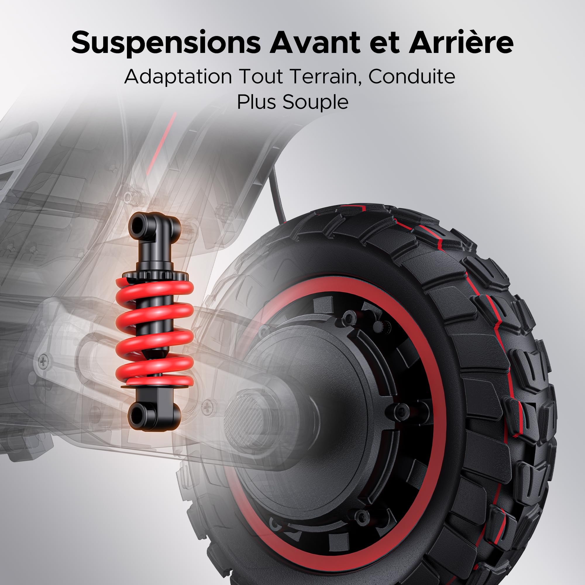 ENGWE Trottinette Électrique Pliable, 2400W avec Batterie 52 V 22.5 Ah | NFC et Bluetooth, Navigation Intelligente, Autonomie 100 km, Freins Hydrauliques, Système de Suspension Tout-Terrain, Y1000