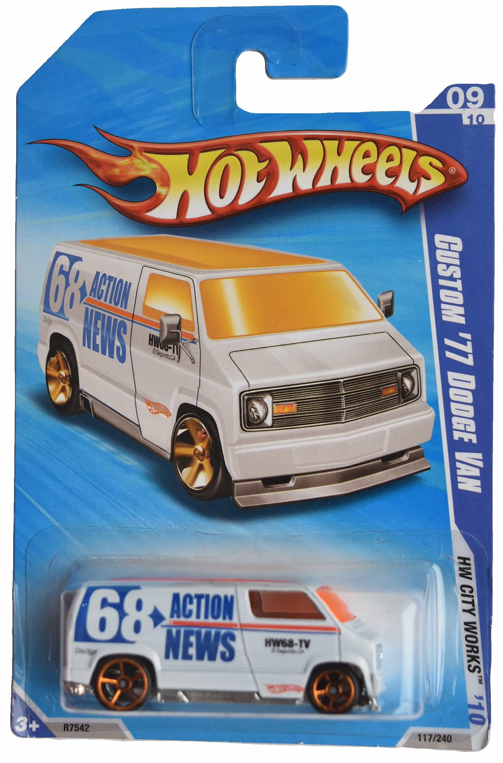 Hot Wheels Dodge Van personnalisé '77