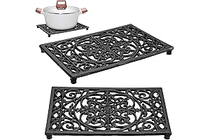 Sumnacom Cast Iron Trivets: A Symphony of Heat Resistance and Versatility