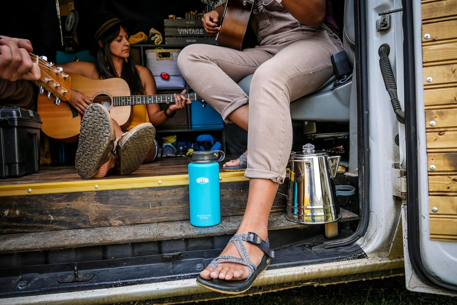 GSI Outdoors - Microlite Water Bottle, Vacuum Insulated Stainless Steel, Twist Lid
