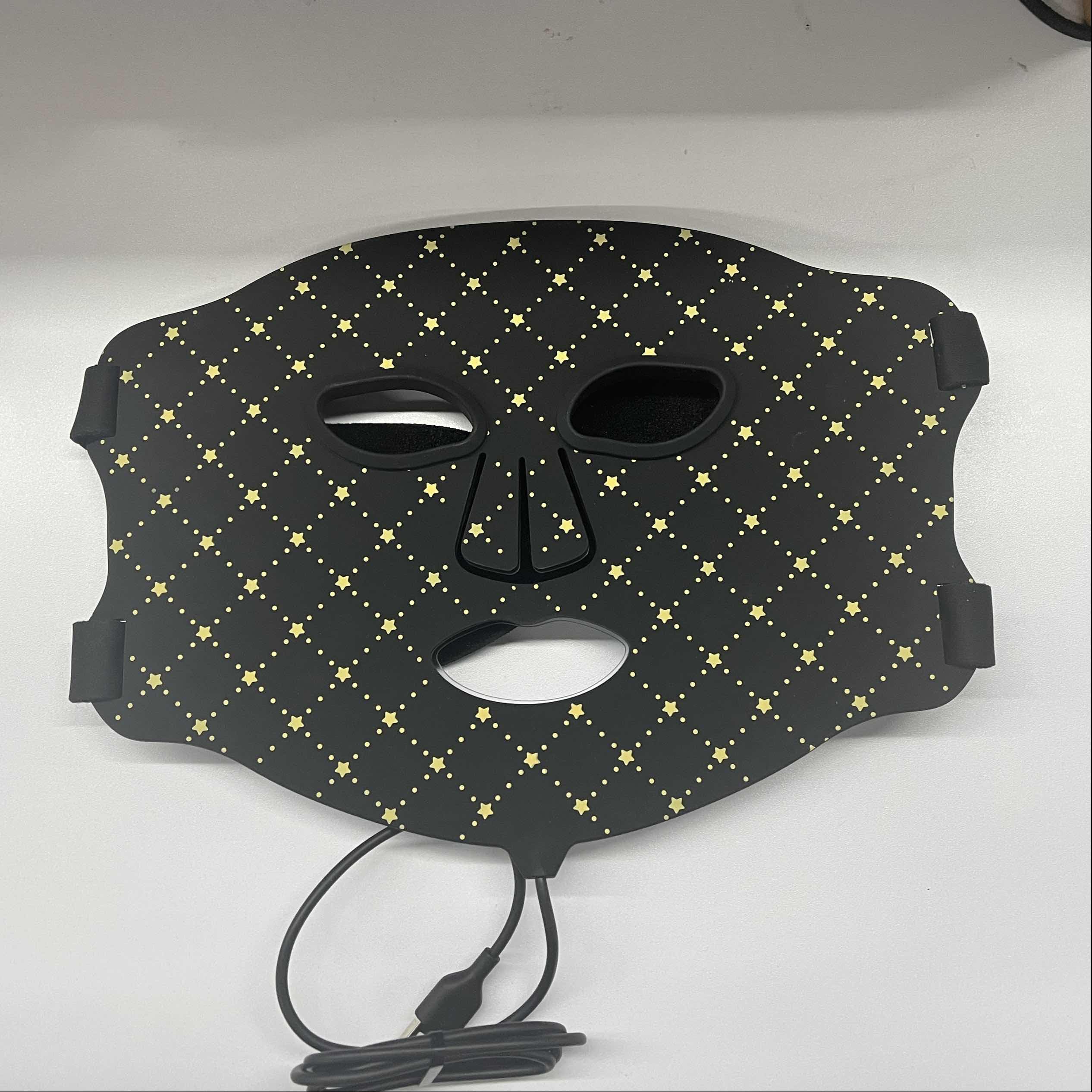 7-Color LED Light Therapy Facial Mask Rechargeable LED Photon Face Mask for Face Skin Tightening Radiant Glow Professional
