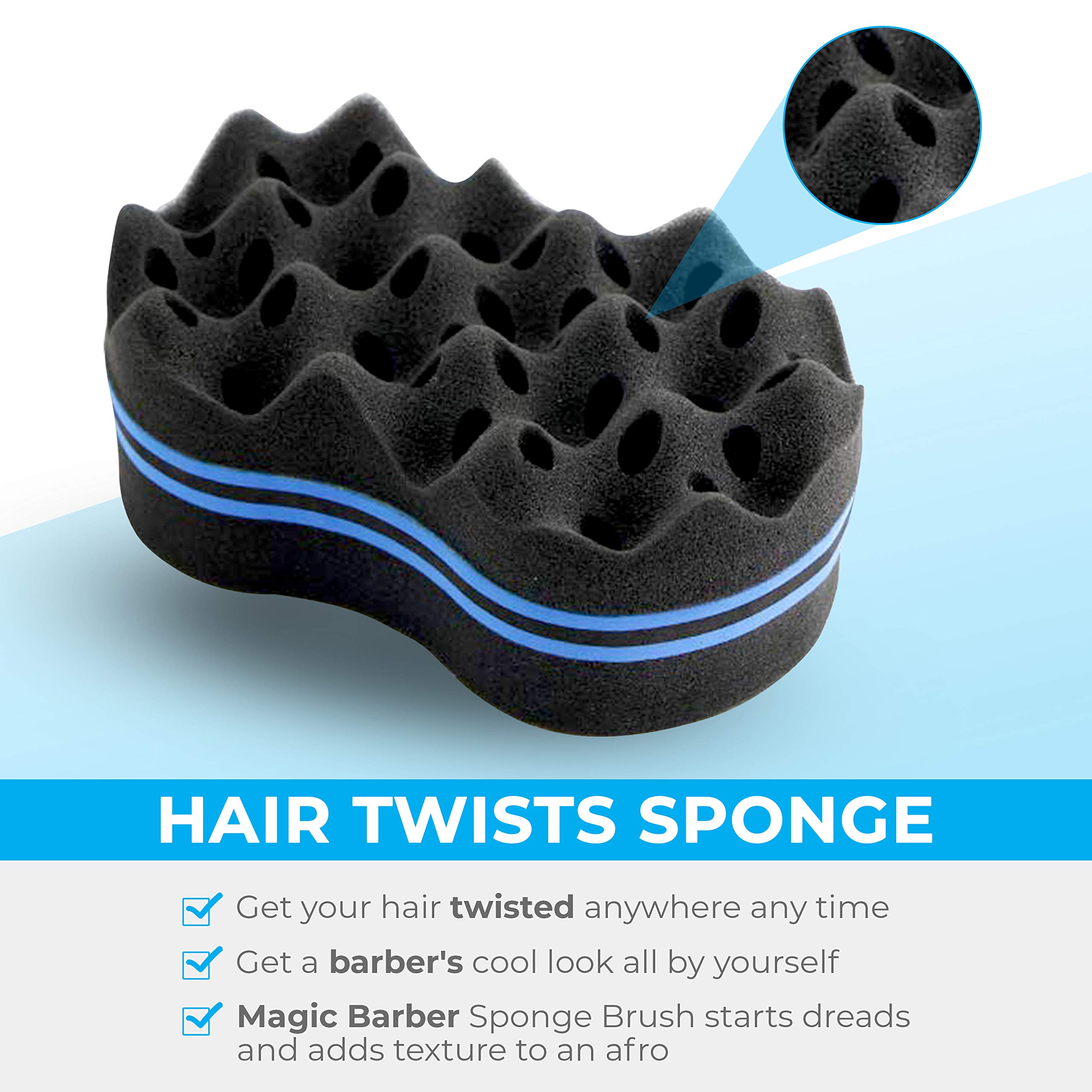 Buy Starter Locs Kit 1 Hair Sponge, 2 Dreadlock Crochet Hooks, 2