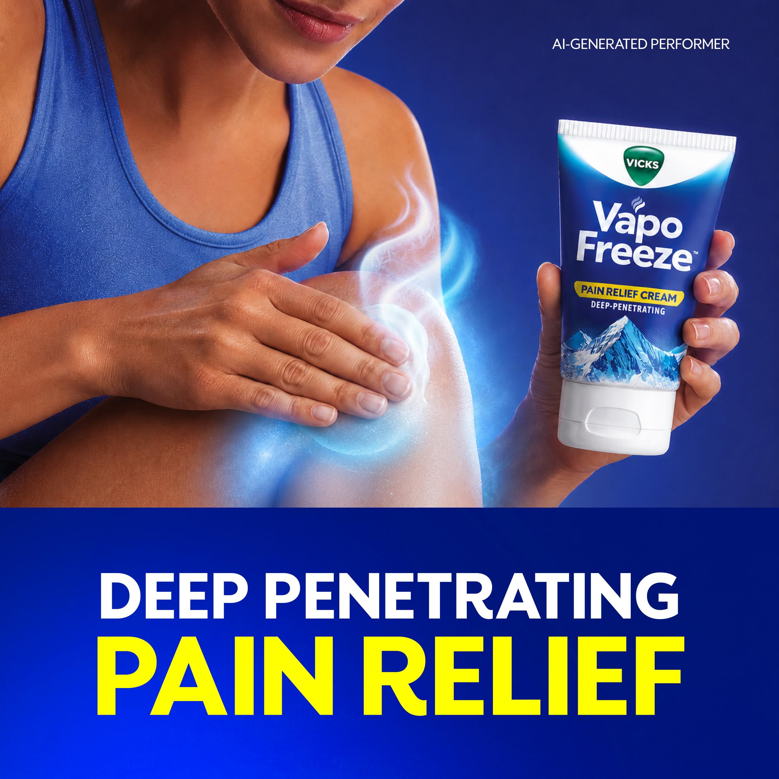 Vicks VapoFreeze Topical Pain Cream 3.0oz, Maximum Strength Menthol+ for Muscle Pain Relief, Joint Pain Relief, Knee Pain Relief, Back Pain Relief, Cream for Pain Relief, Topical Pain Relief — Amazon image 8
