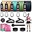 RENRANRING Resistance Bands for Working Out, 150LBS Exercise Bands, Workout Bands, Resistance Bands Set with Handles for Men Women, Legs Ankle Straps for Muscle Training