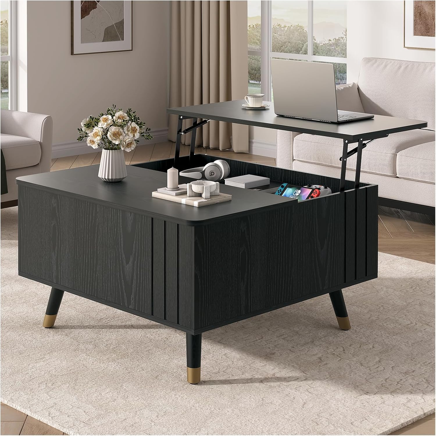 Oval Fluted Coffee Table