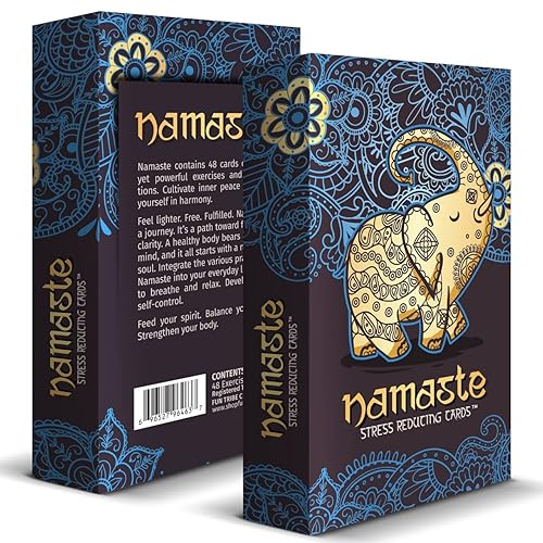 Namaste Mindfulness Cards - Stress & Anxiety Relief, Meditation Cards
