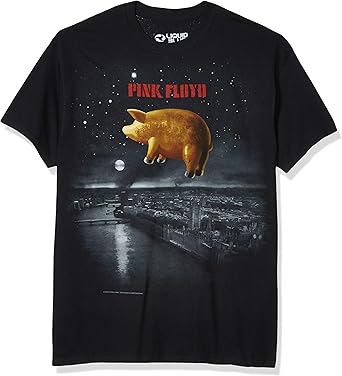 Liquid Blue Mens Pig Over London T-Shirt
