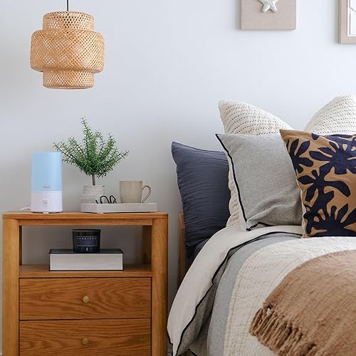 Miniatura 3 de Crane Humidificador de niebla cálida, humidificador pequeño para dormitorio, oficina, bandeja de almohadilla de vapor, humidificadores de niebla